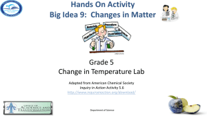 SC.5.P.9.1_Changes in Temperature Lab PPT