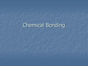 Chemical Bonding