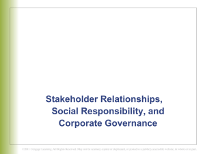 CSR and Corporate Governance - Home