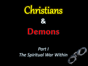 Christians and Demons Part 1 - The Church at Whistling Pines