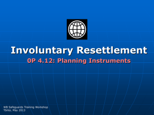 Resettlement Instruments