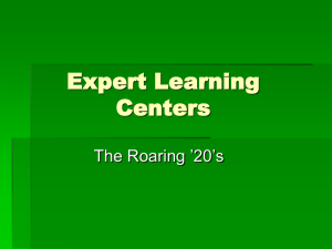 Expert Learning Centers