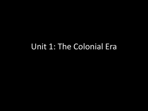 Unit 1 - TFA South Carolina Social Studies