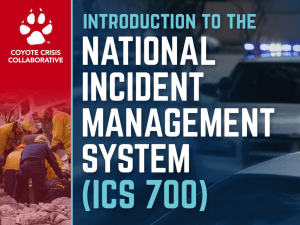ICS700 - Coyote Crisis Campaign
