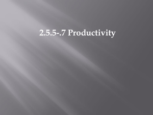 2.5.5-.7 Productivity