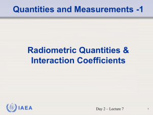 IAEA Fluence Rate - International Atomic Energy Agency