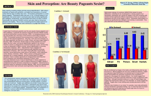 Are Beauty Pageants Sexist? - University of Wisconsin