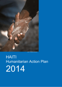 Humanitarian Action Plan for Haiti 2014 (Word)