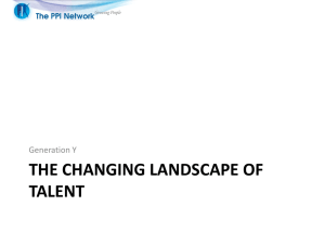 The Changing Landscape of Talent