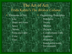 The Art of Art: The Elements of Art