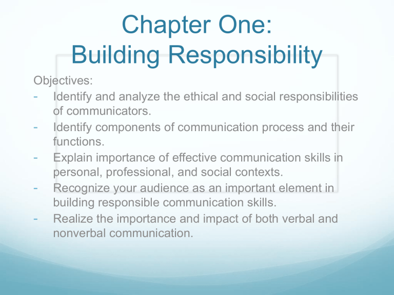speech vocabulary chapter 1 building responsibility