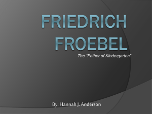 Friedrich Froebel Powerpoint