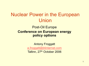 Nuclear Power in the European Union