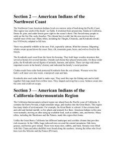 Section 2 — American Indians of the Northwest Coast