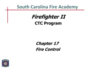 Chapter 17 Fire Control