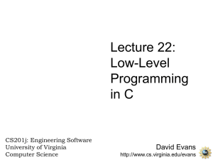 Low-Level Programming in C