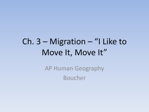Ch. 3 - Migration