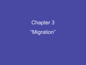 Ravenstein's Laws of Migration