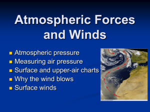 Atmospheric Forces and Winds