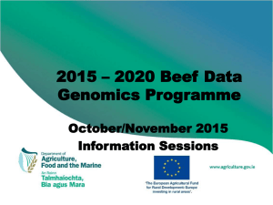 BDGP Presentation 2015 - Department of Agriculture