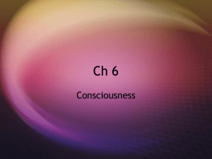 Ch 6 Consciousness
