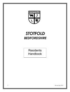 Residents Handbook - Stotfold Town Council