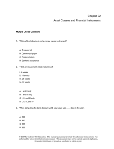 Chapter 02 Asset Classes and Financial Instruments Multiple