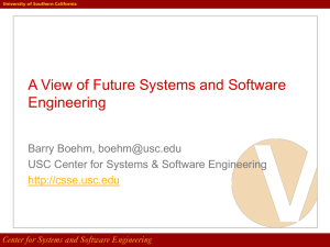 BoehmFuture - Center for Software Engineering