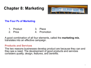 Chapter 8: Marketing