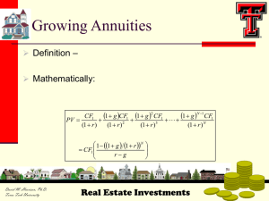 Advanced Real Estate Investment Mathematics