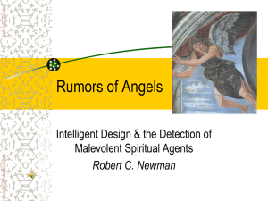 Evidence of Angels? - newmanlib.ibri.org