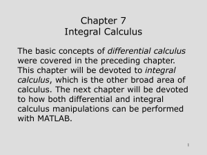 Integral Calculus - Delmar