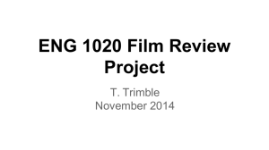 ENG 1020 Film Review Project