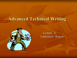 Lecture 6 – Lab Report