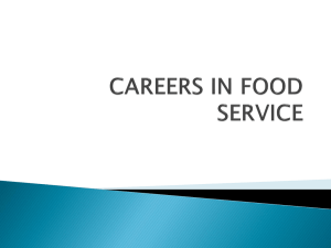 careers in food service - Fort Thomas Independent Schools