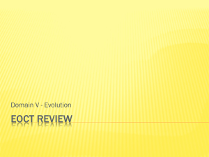 EOCT Review (Evolution)