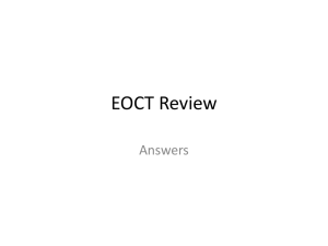 EOCT Review - Mr. Curtis' Biology Site