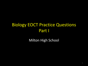 Science GHSGT Practice Questions