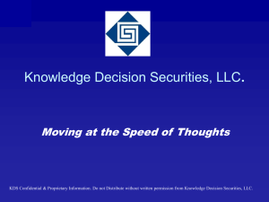 interest rate model - Knowledge Decision Securities LLC