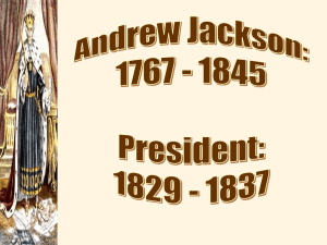 Andrew Jackson - Oakland Schools Moodle