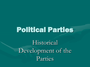 Political Parties - Warren Hills Regional School District