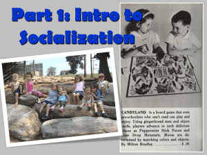 Socialization - Mrs. Silverman: Social Studies