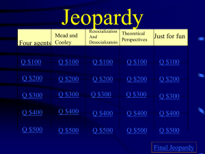 Jeopardy - L