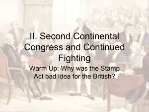 27 Second Continental Congress