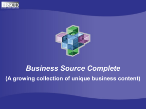 Business Source Complete