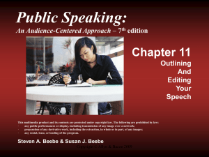 Public Speaking: An Audience-Centered Approach – 7th
