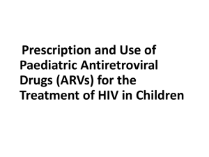 Module IV Session 5 Prescribing ARVs