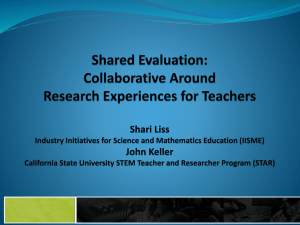 In-Service Teacher Researcher Programs