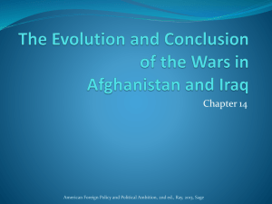 Wars in Afghanistan and Iraq: Conclusions