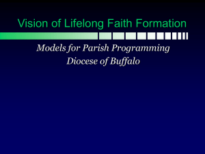 Diocese of Buffalo - Lifelong Faith Formation